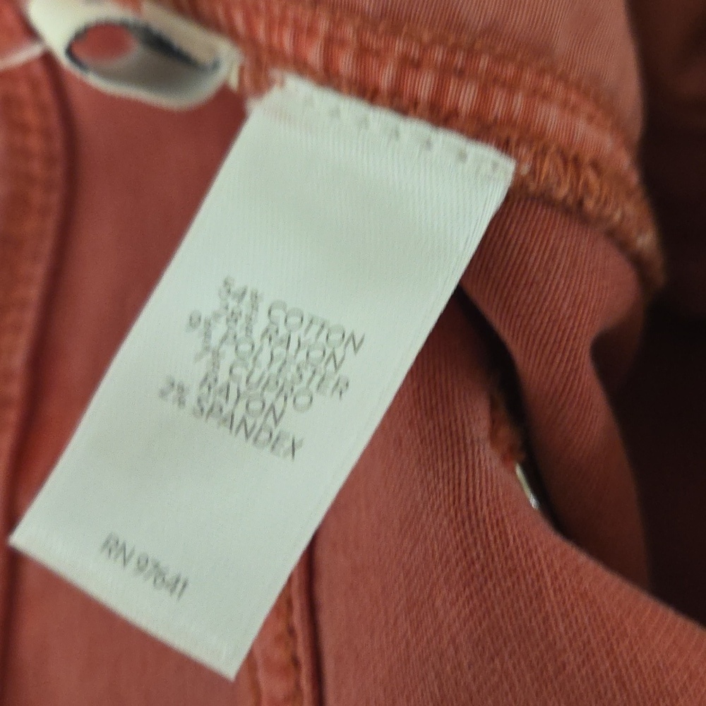 NWT J Jill Pink Sandwashed Jeans Slim Ankle  Sz 10 - Picture 6 of 6